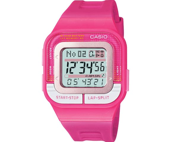 CASIO SDB-100-4ADF Digital Pink Women’s Resin Watch