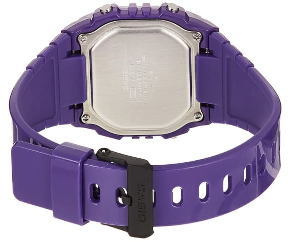 CASIO W-215H-6AVDF Digital Purple Resin Women’s Watch