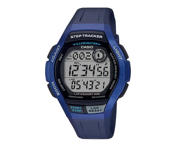 CASIO WS-2000H-2AVDF Digital Grey Dial Step tracker Men’s Resin Watch