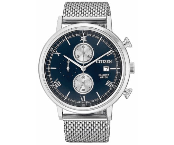CITIZEN AN3610-80L Chronograph Quartz Blue Dial Bracelet Men’s Watch