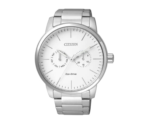 CITIZEN AO9040-52A Eco-Drive Analog Silver Stainless Steel Men’s Watch