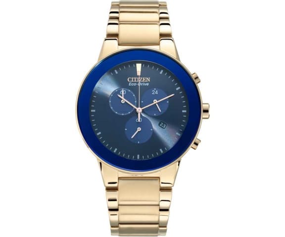 CITIZEN AT2243-87L Eco-Drive Analog Blue Dial Stainless Steel Men’s Watch