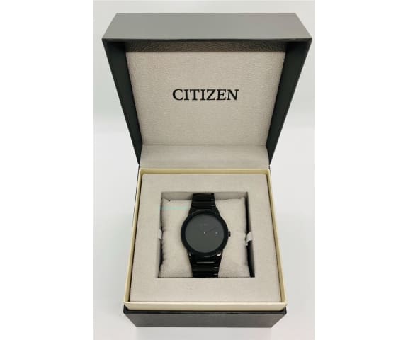 CITIZEN AU1065-58E Analog Eco-Drive Axiom Black Stainless Steel Men’s Watch