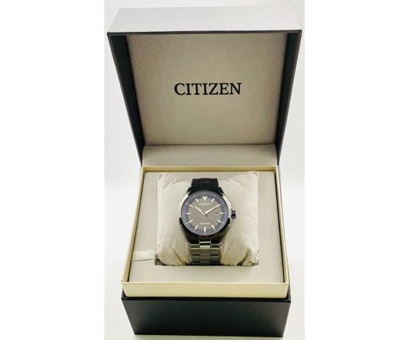 CITIZEN AW1147-52L Eco-Drive Grey Dial Stainless Steel Men’s Watch