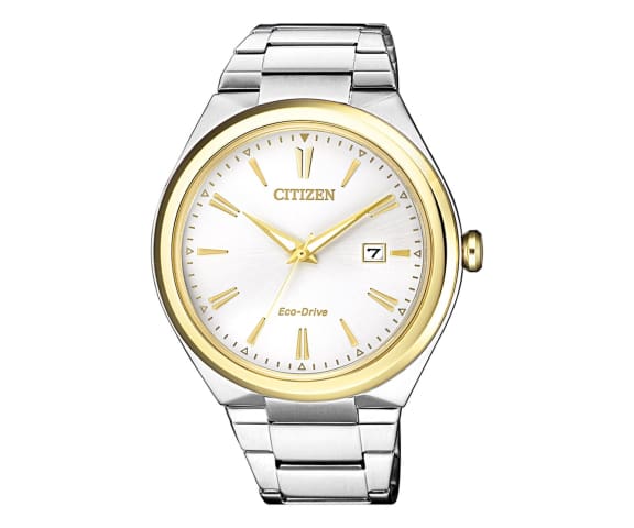 CITIZEN AW1374-51B Eco-Drive White Dial Stainless Steel Men’s Watch