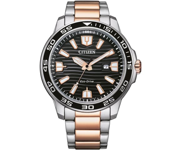 CITIZEN AW1524-84E Eco-Drive Analog Dual Color Stainless Steel Men’s Watch
