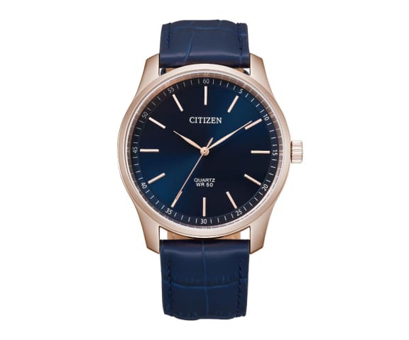 CITIZEN BH5003-00L Quartz Standard Analog Blue Men’s Leather Watch