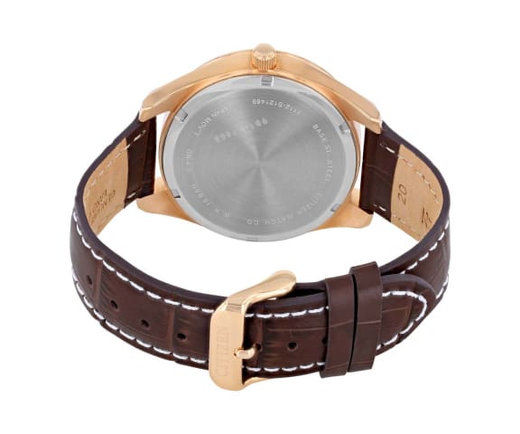 CITIZEN BI1033-04E Quartz Standard Analog Black Men’s Leather Watch