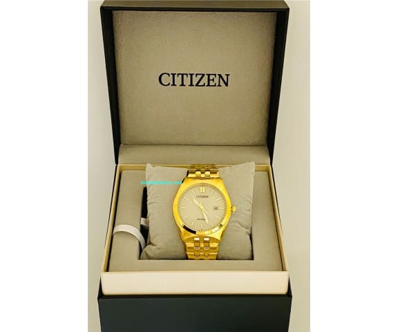 CITIZEN BM7332-61P Analog Eco-Drive Gold Stainless Steel Men’s Watch