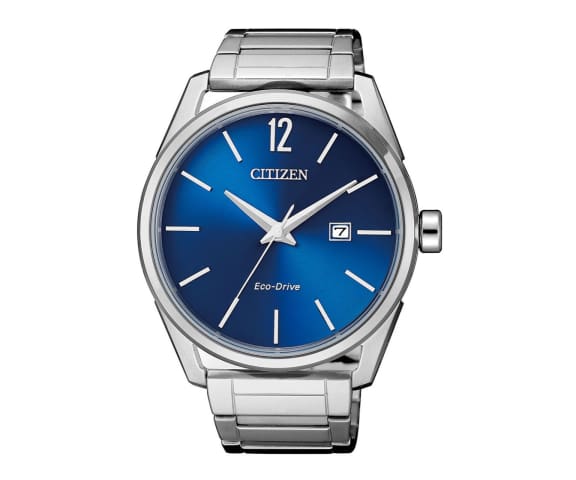 CITIZEN BM7411-83L Eco-Drive Analog Stainless Steel Blue Dial Men’s Watch