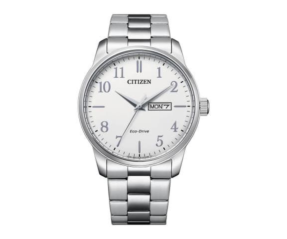 CITIZEN BM8550-81A Analog Eco-Drive White Dial Stainless Steel Men’s Watch