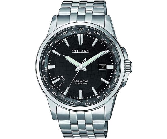 CITIZEN BX1001-89E Eco-Drive Analog Stainless Steel Black Dial Mens Watch