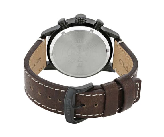 CITIZEN CA0617-11E Eco-Drive Chronograph Black Men’s Leather Watch