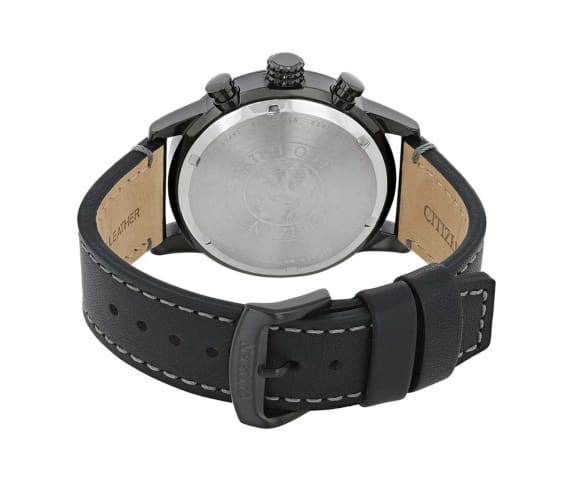 CITIZEN CA0617-29E Eco-Drive Chronograph Black Men’s Leather Watch