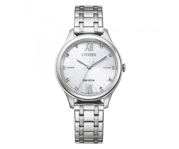 CITIZEN EM0500-73A Eco-Drive Analog Silver Stainless Steel Women’s Watch