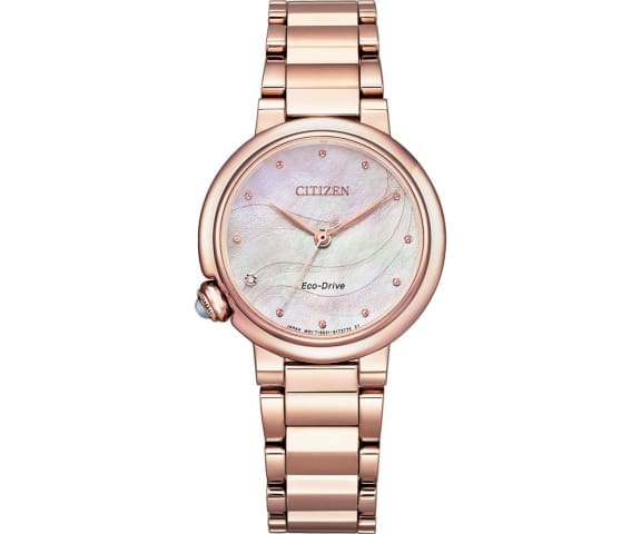 CITIZEN EM0912-84Y Eco-Drive Analog Rose Gold Stainless Steel Women’s Watch