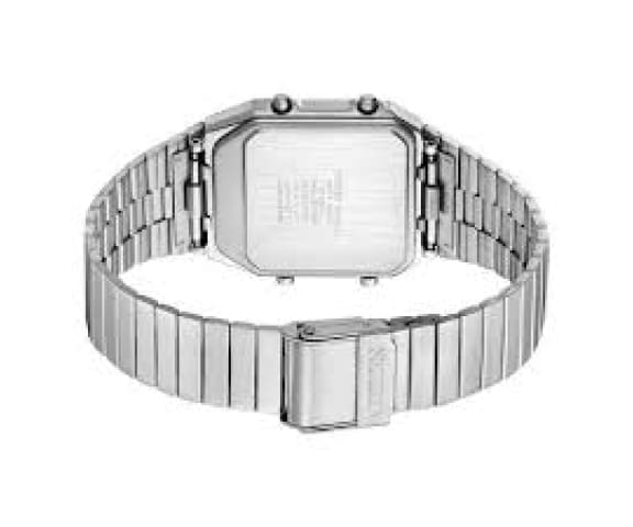 CITIZEN JG2101-78E Quartz Analog Digital Temp Reissue Silver Stainless Steel Men’s Watch