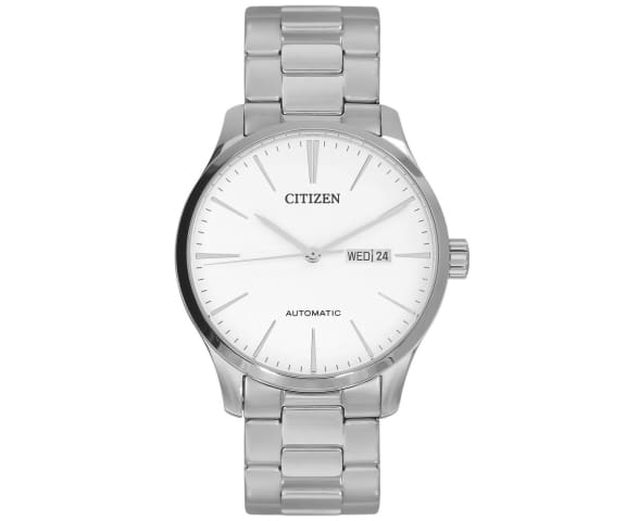 CITIZEN NH8350-83A Automatic Analog White Dial Stainless Steel Men’s Watch