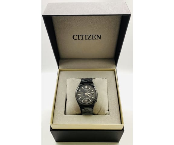 CITIZEN NJ0155-87E Analog Automatic Black Dial Stainless Steel Strap Men’s Watch