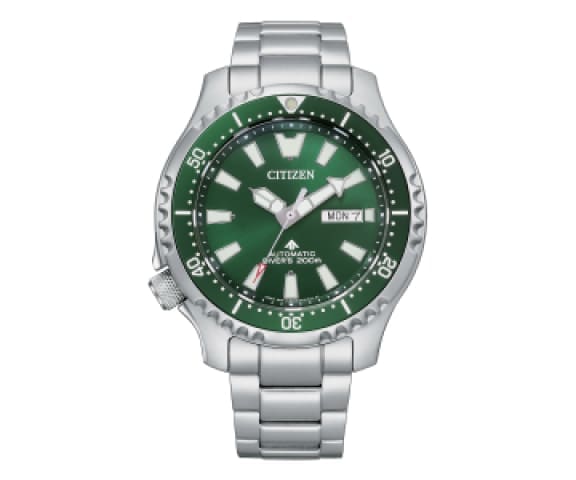 CITIZEN NY0131-81X Promaster Automatic Analog Green Dial Stainless Steel Men’s Watch