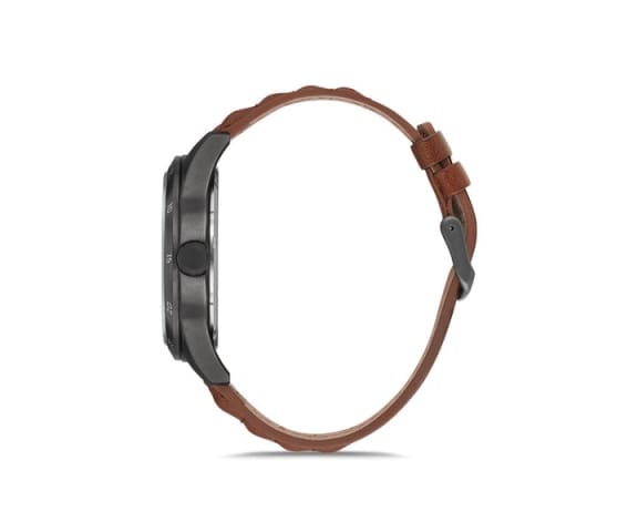 DANIEL KLEIN DK.1.12587-6 Premium Analog Brown Leather Strap Men’s Watch
