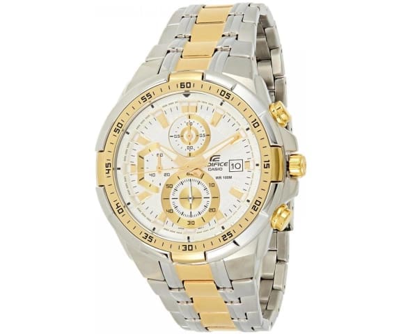 EDIFICE EFR-539SG-7AVUDF Chronograph Gold & Silver Stainless Steel Men’s Watch