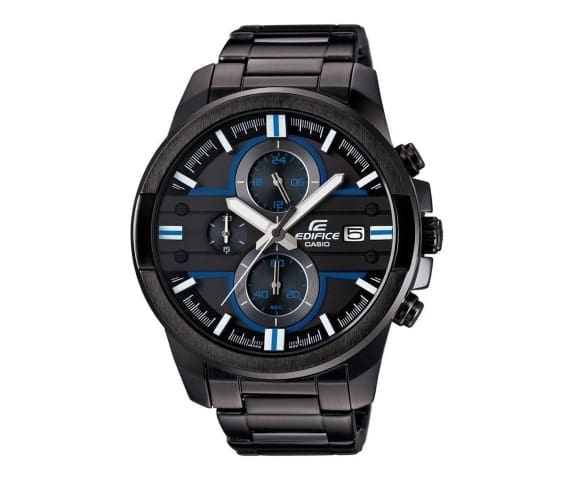 EDIFICE EFR-543BK-1A2VUDF Chronograph Analog Stainless Steel Black Men’s Watch
