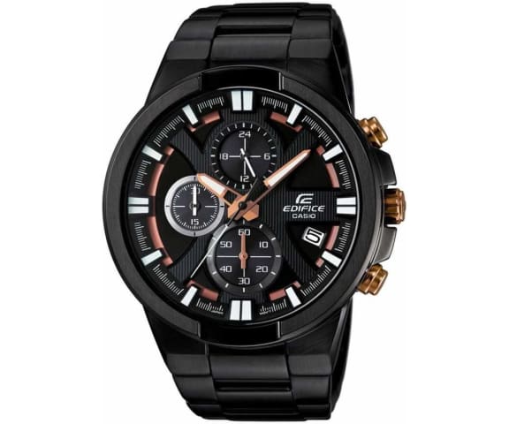 EDIFICE EFR-544BK-1A9VUDF Chronograph Analog Stainless Steel Black Men’s Watch