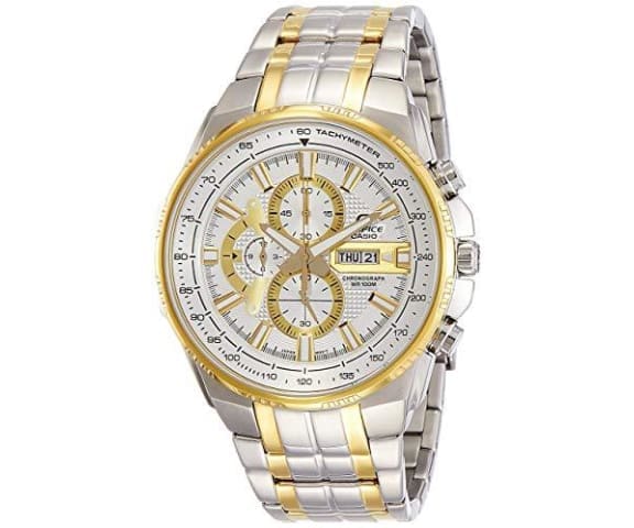 EDIFICE EFR-549SG-7AVUDF Chronograph Gold & Silver Stainless Steel Men’s Watch
