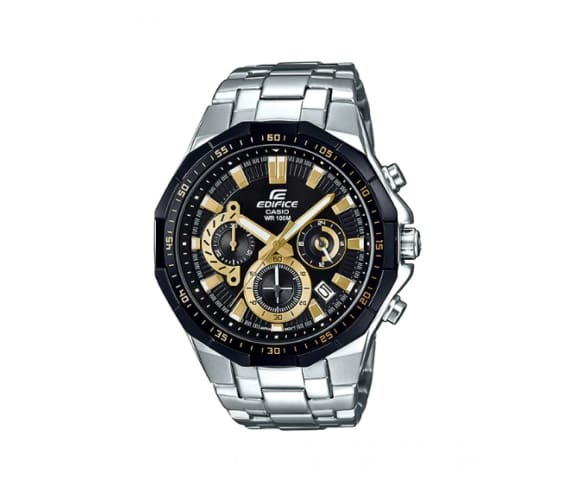 EDIFICE EFR-554D-1A9VUDF Chronograph Analog Black Dial Stainless Steel Men’s Watch