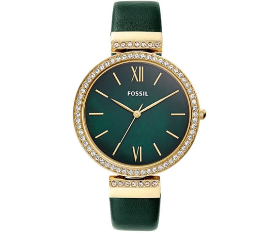 FOSSIL ES4642 Madeline Quartz Analog Green Women’s Leather Watch