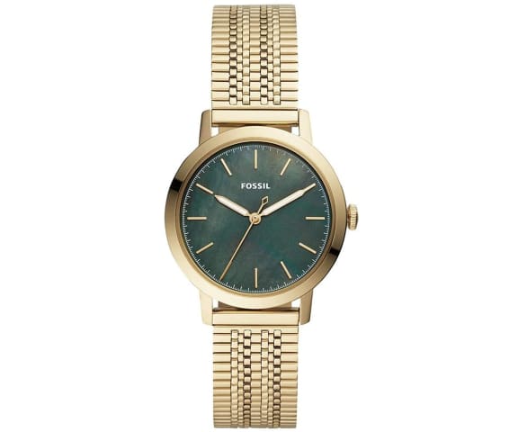 FOSSIL ES4675 QUartz Analog Stainless Steel Gold & Green Dial Women’s Watch