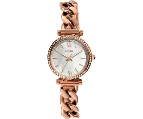  FOSSIL ES4688 Carlie Mini Quartz Analog Rose Gold Women's Steel Watch