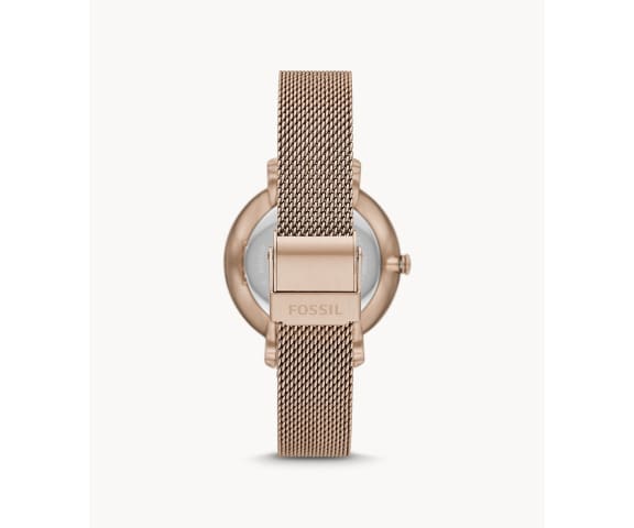 FOSSIL ES5120 Jacqueline Analog Rose Gold Stainless Steel Mesh Band Women’s Watch