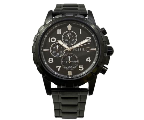 FOSSIL FS4721 Dean Chronograph Black Dial Stainless Steel Men’s Watch