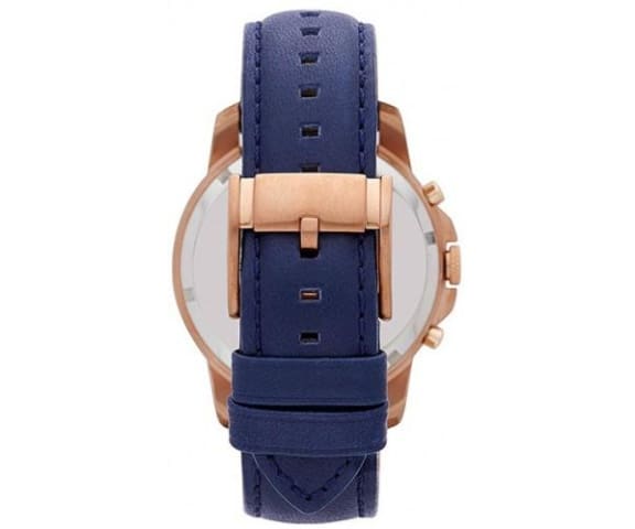 FOSSIL FS4835IE Quartz Chronograph Analog Leather Blue Men’s Watch