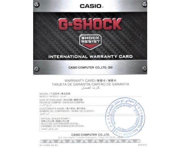 G-SHOCK G-8900GB-1DR Digital Black Resin Band Men’s Watch