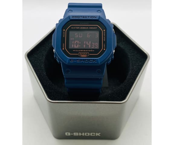 G-SHOCK DW-5600BBM-2DR Digital Blue Men’s Resin Watch