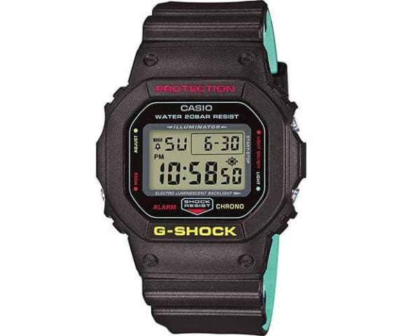 G-SHOCK DW-5600CMB-1ER Digital Black & Blue Mens Watch