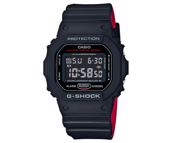 G-SHOCK DW-5600HR-1DR Digital Black & Red Men’s Watch