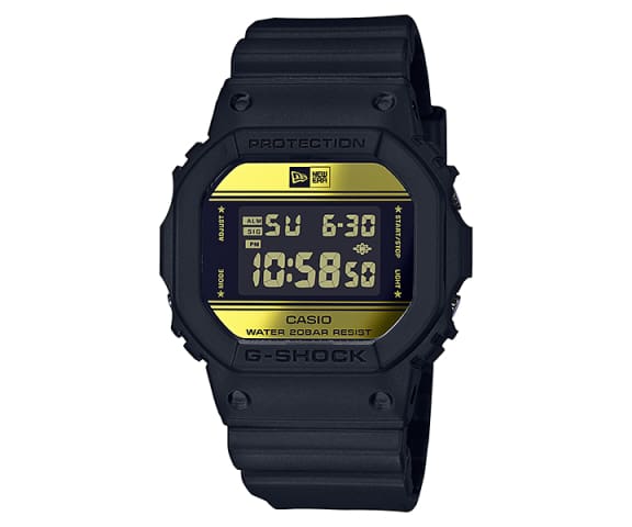  G-SHOCK DW-5600NE-1DR 35th Anniversary Digital Black & Gold Dial Men's Watch