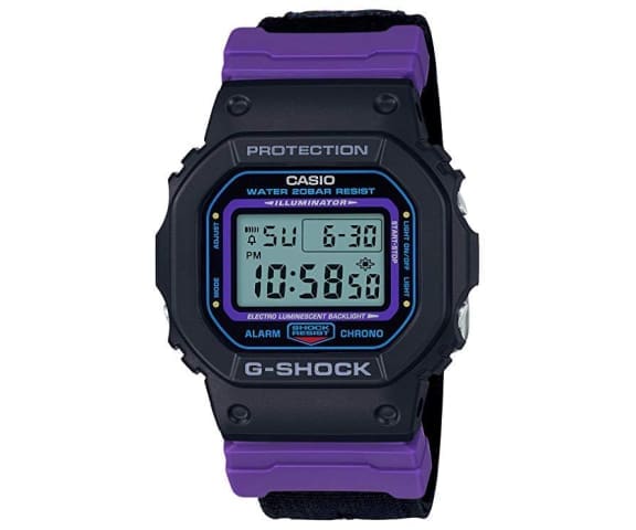 G-SHOCK DW-5600THS-1DR Digital Violet & Black Men’s Watch