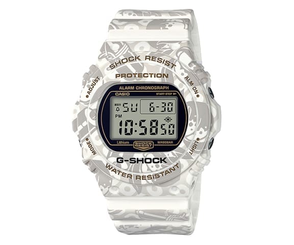 G-SHOCK DW-5700SLG-7DR Digital White Men’s Watch