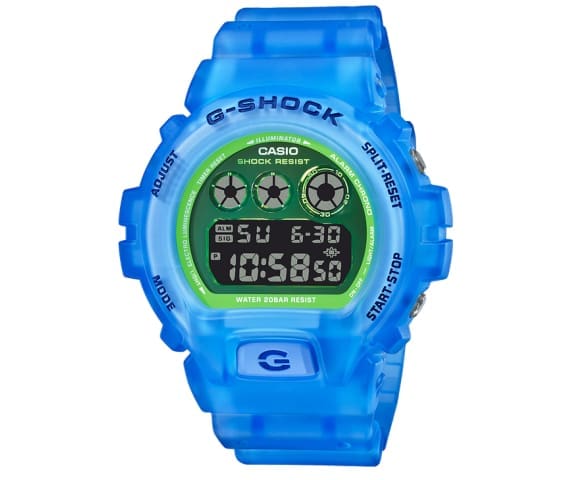 G-SHOCK DW-6900LS-2DR Semi Transparent Digital Blue Men’s Resin Watch