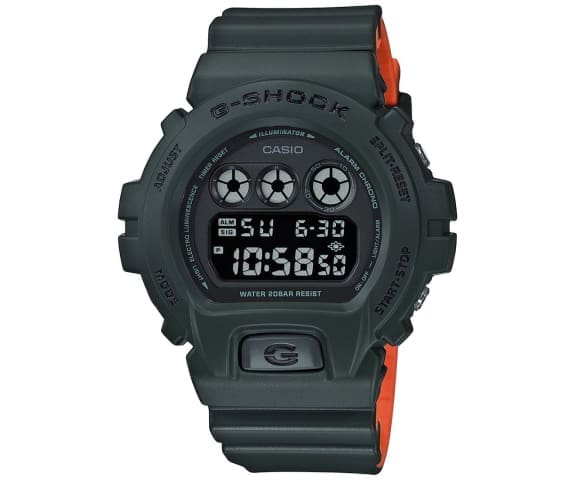 G-SHOCK DW-6900LU-3DR Digital Black & Orange Men’s Watch