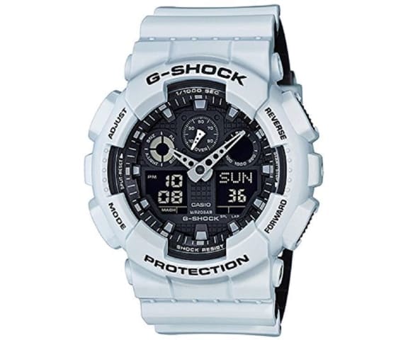 G-SHOCK GA-100L-7ADR Analog-Digital White Men’s Watch