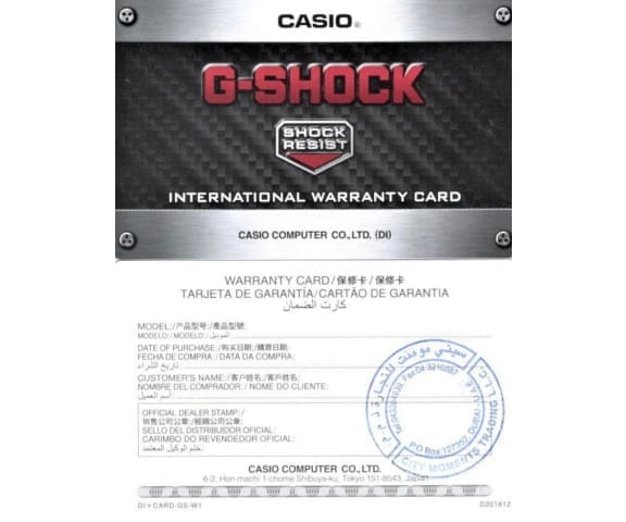 G-SHOCK GA-100RS-2ADR Analog-Digital Blue Unisex Watch