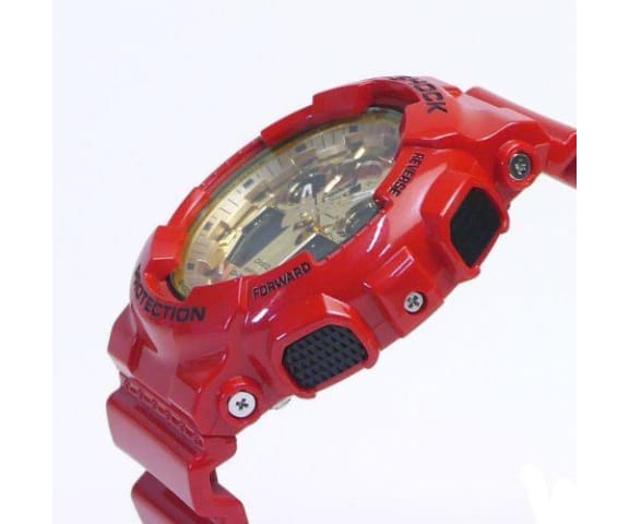 G-SHOCK GA-100VLA-4ADR Analog-Digital Red & Gold Dial Men’s Watch