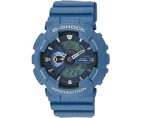 G-SHOCK GA-110DC-2ADR Analog-Digital Blue Texture Men’s Watch