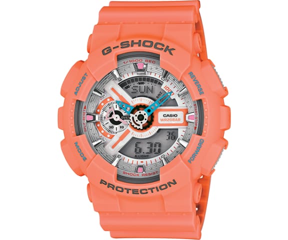 G-SHOCK GA-110DN-4ADR Analog Digital Orange Mens Watch